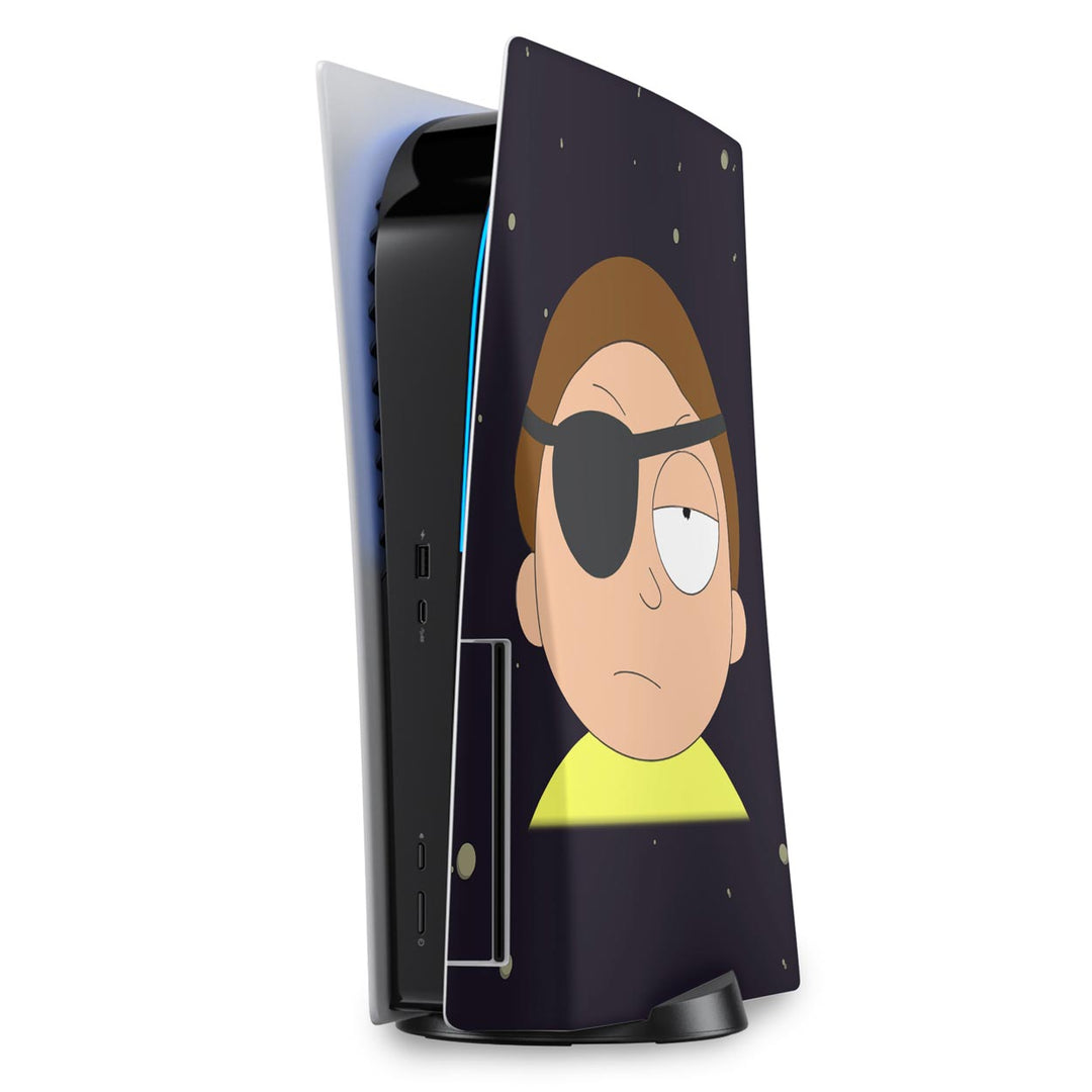 Skin Anti-Rage PS5 Fat Vertical - Morty Rick And Morty - Pop Arte Skins - foto 5