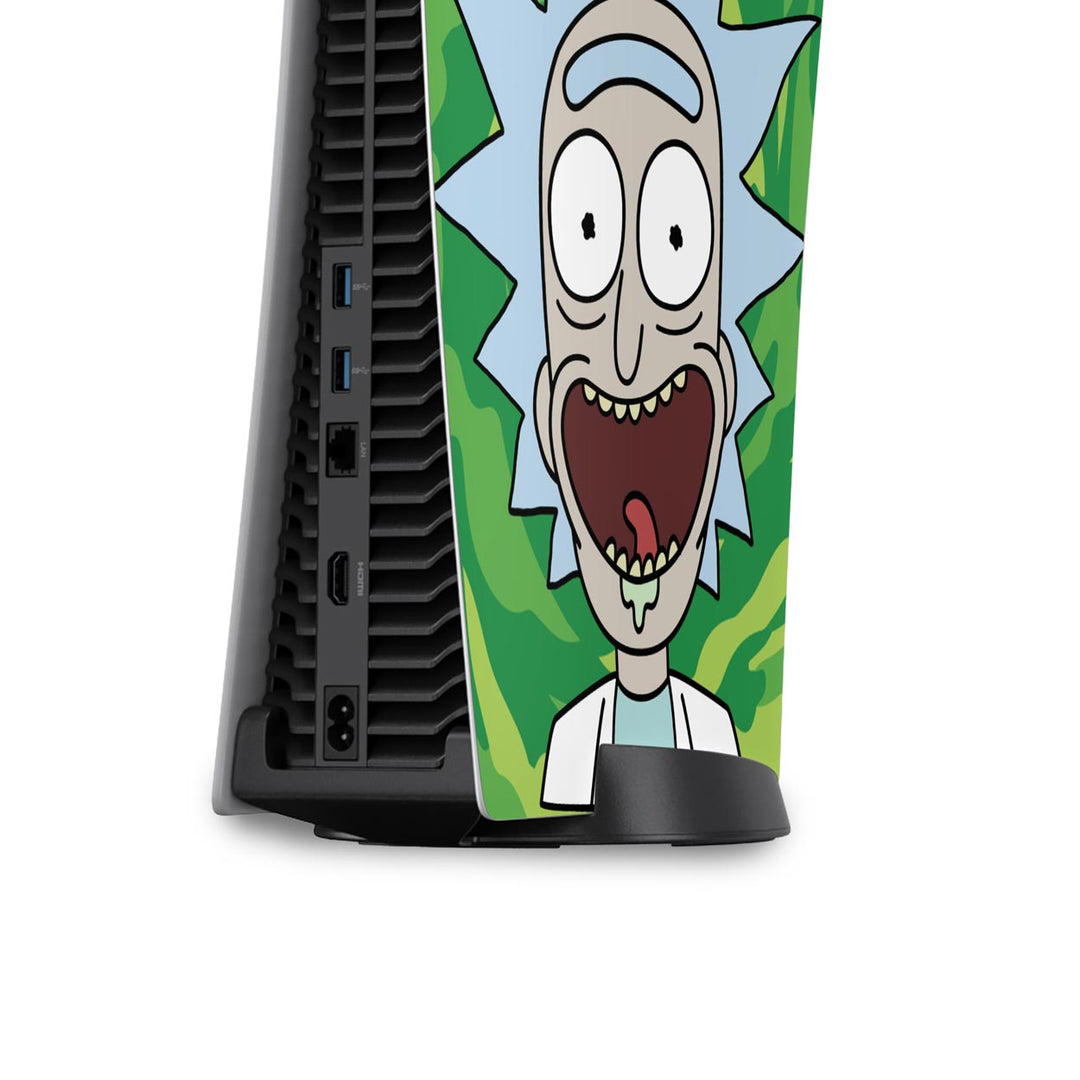 Skin Anti-Rage PS5 Fat Vertical - Rick And Morty - Pop Arte Skins - foto 4