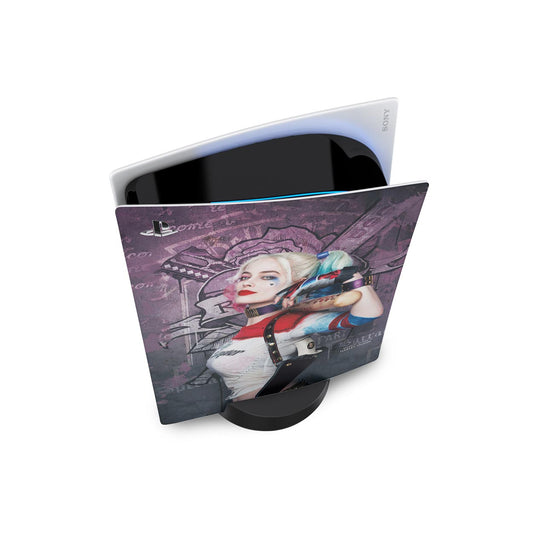 Skin Anti-Rage PS5 Fat Vertical - Arlequina Harley Quinn