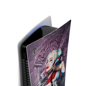 Skin Anti-Rage PS5 Fat Vertical - Arlequina Harley Quinn - Pop Arte Skins - foto 3