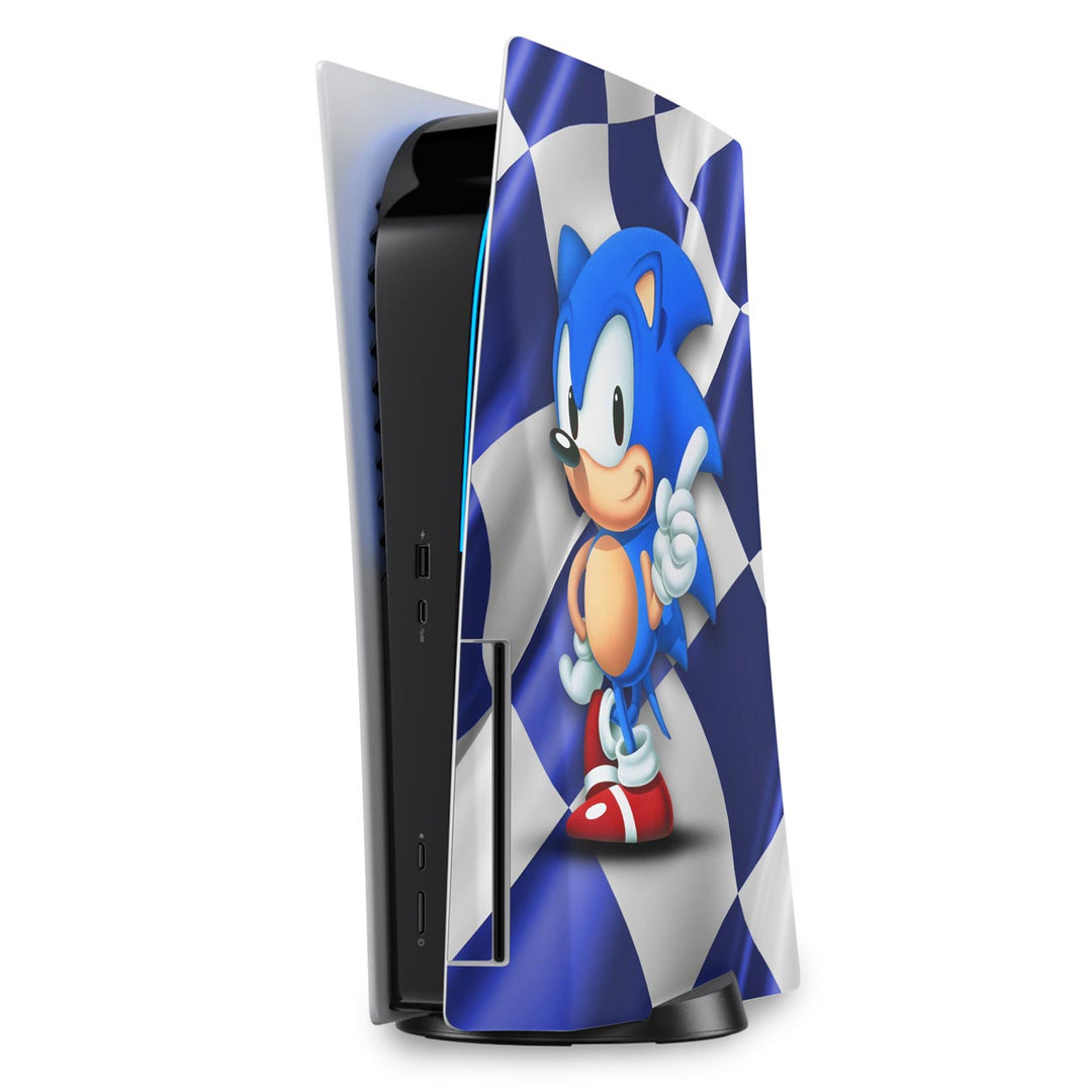 Skin Anti-Rage PS5 Fat Vertical - Sonic - Pop Arte Skins - foto 5