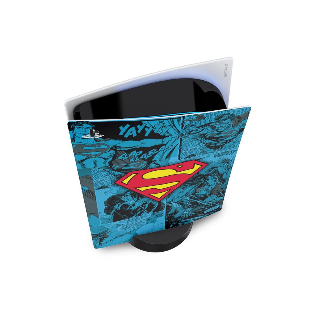 Skin Anti-Rage PS5 Fat Vertical - Superman Comics - Pop Arte Skins - foto 2