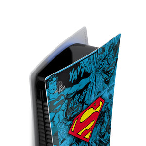 Skin Anti-Rage PS5 Fat Vertical - Superman Comics - Pop Arte Skins - foto 3