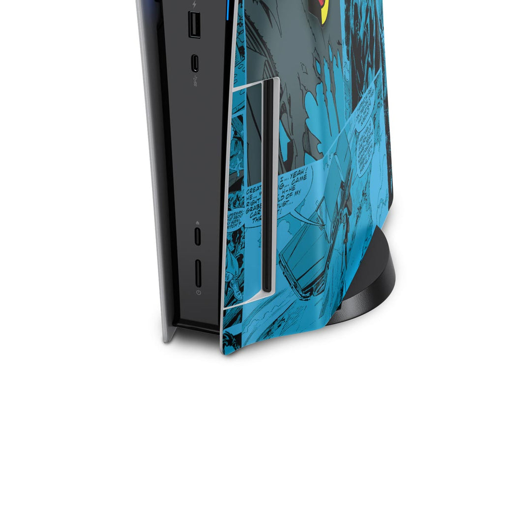 Skin Anti-Rage PS5 Fat Vertical - Superman Comics - Pop Arte Skins - foto 6