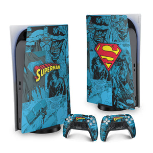 Skin Anti-Rage PS5 Fat Vertical - Superman Comics - Pop Arte Skins - foto 9