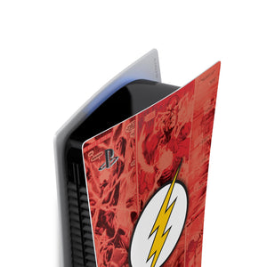Skin Anti-Rage PS5 Fat Vertical - The Flash Comics - Pop Arte Skins - foto 3