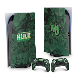 Skin Anti-Rage PS5 Fat Vertical - Hulk Comics - Pop Arte Skins - foto 9
