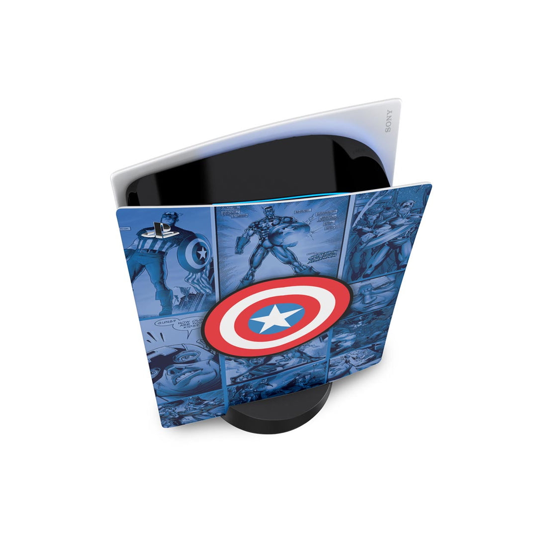 Skin Anti-Rage PS5 Fat Vertical - Capitão América Comics - Pop Arte Skins - foto 2