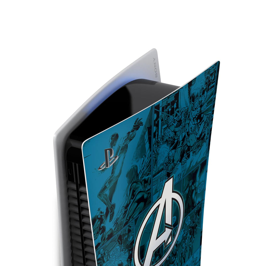 Skin Anti-Rage PS5 Fat Vertical - Avengers Vingadores Comics - Pop Arte Skins - foto 3
