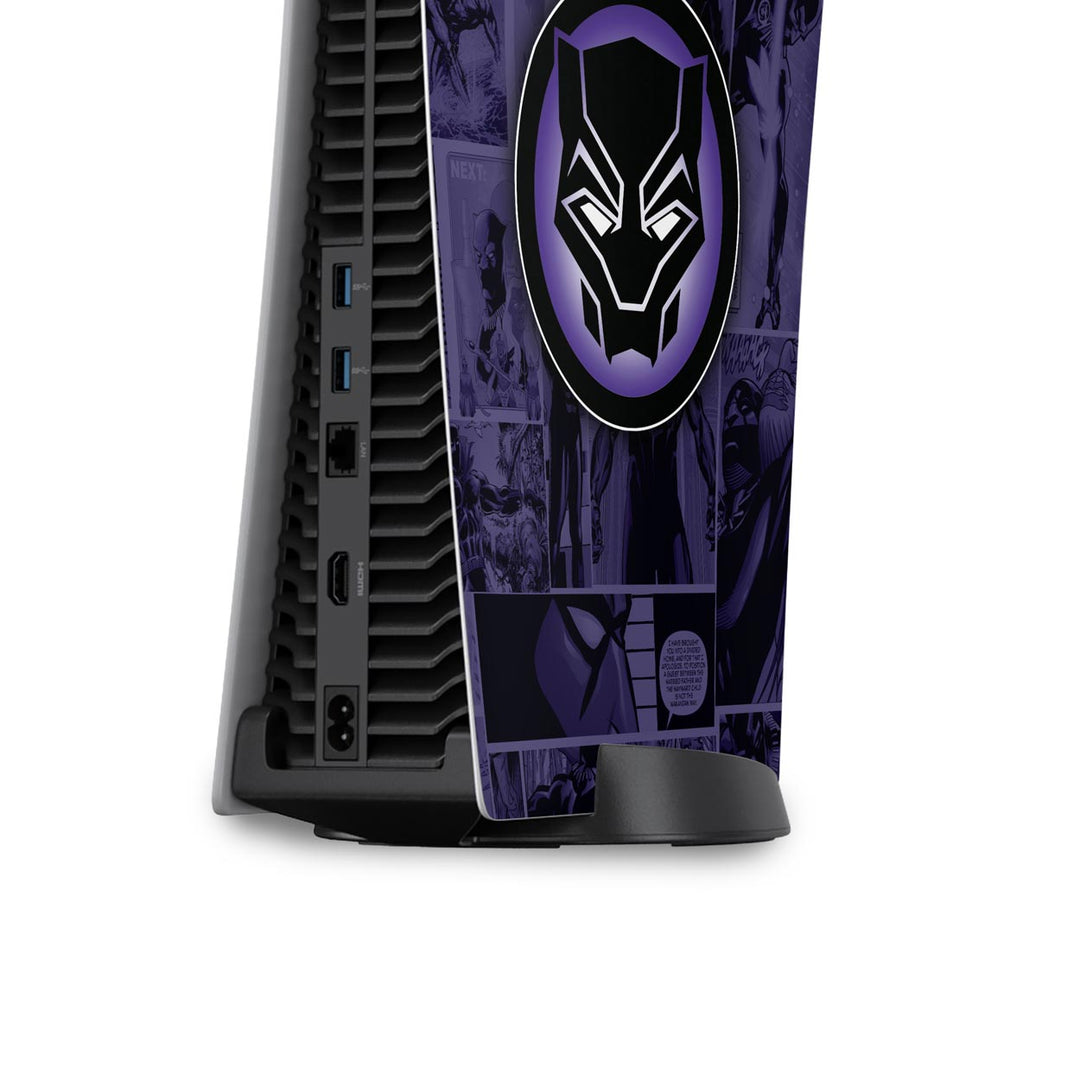 Skin Anti-Rage PS5 Fat Vertical - Pantera Negra Comics - Pop Arte Skins - foto 4