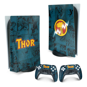Skin Anti-Rage PS5 Fat Vertical - Thor Comics - Pop Arte Skins