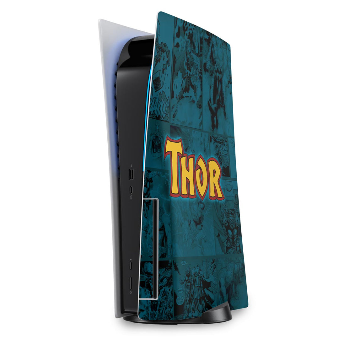 Skin Anti-Rage PS5 Fat Vertical - Thor Comics - Pop Arte Skins - foto 5