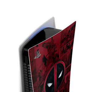 Skin Anti-Rage PS5 Fat Vertical - Deadpool Comics - Pop Arte Skins - foto 3