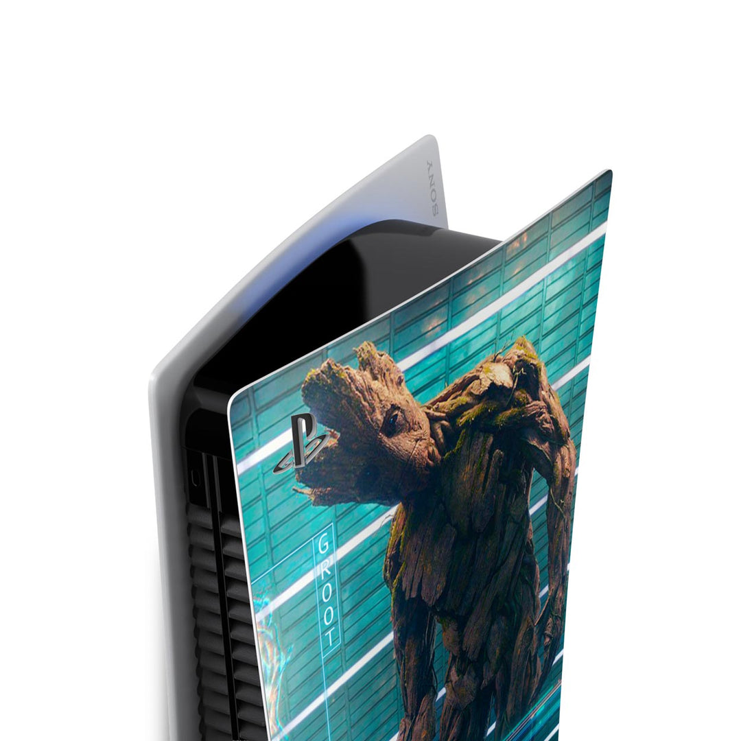 Skin Anti-Rage PS5 Fat Vertical - Baby Groot - Pop Arte Skins - foto 3
