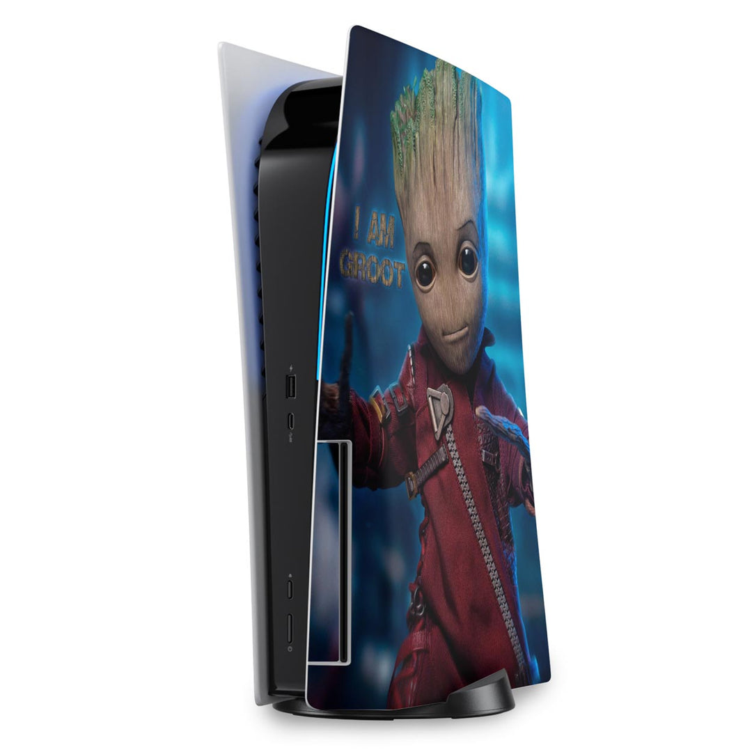 Skin Anti-Rage PS5 Fat Vertical - Baby Groot - Pop Arte Skins - foto 5
