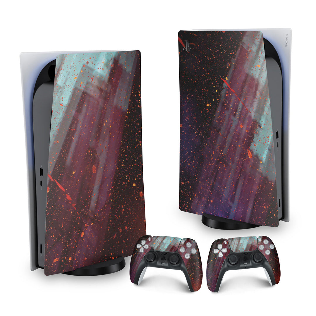 Skin Anti-Rage PS5 Fat Vertical - Abstrato #100 - Pop Arte Skins - foto 9