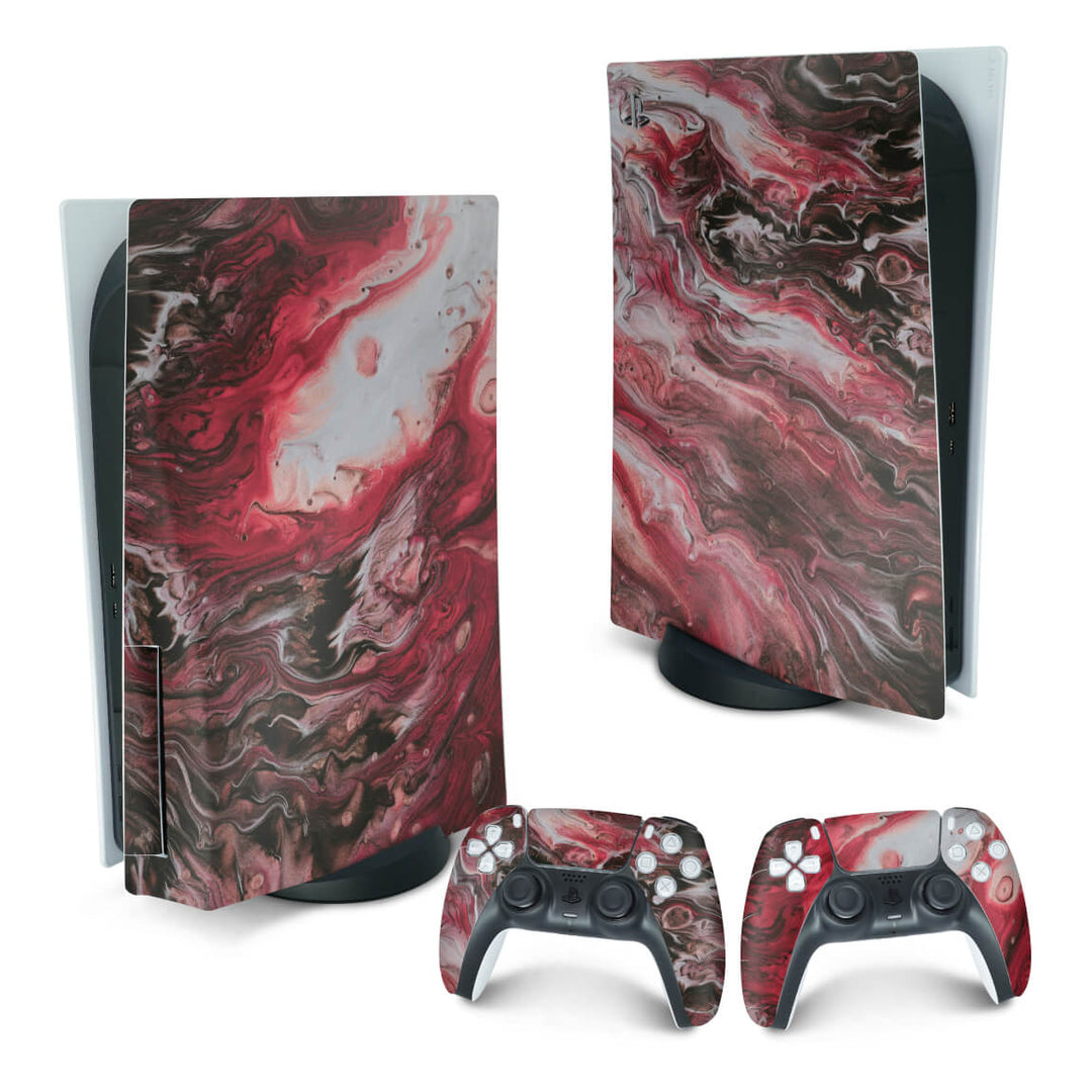Skin Anti-Rage PS5 Fat Vertical - Abstrato #104 - Pop Arte Skins