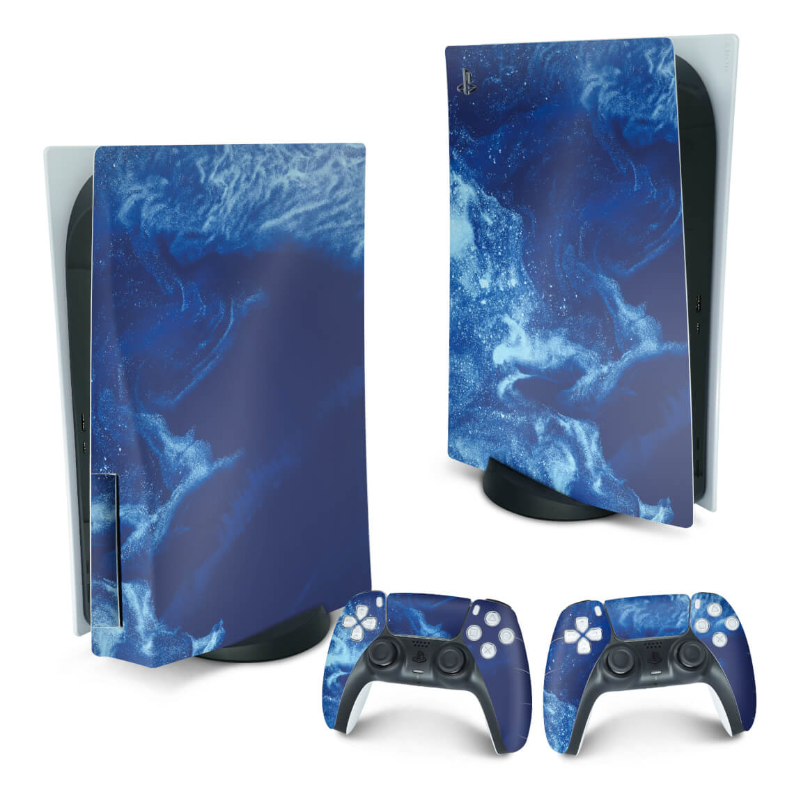 PS5 Fat Skin Anti-Rage Vertical - Abstrato #106