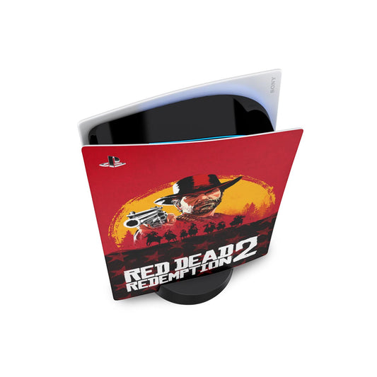 Skin Anti-Rage PS5 Fat Vertical - Red Dead Redemption 2