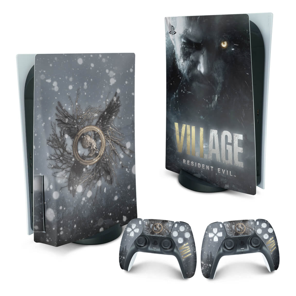 Skin Anti-Rage PS5 Fat Vertical - Resident Evil Village