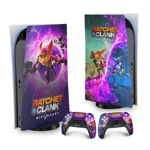 Skin Anti-Rage PS5 Fat Vertical - Ratchet & Clank Rift Apart - Pop Arte Skins - foto 9