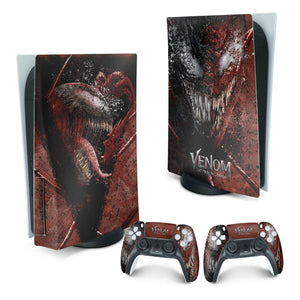 Skin Anti-Rage PS5 Fat Vertical - Venom Tempo de Carnificina - Pop Arte Skins