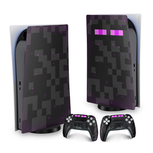 Skin Anti-Rage PS5 Fat Vertical - Minecraft Enderman - Pop Arte Skins - foto 9