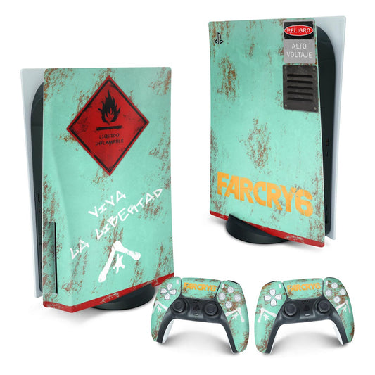 Skin Anti-Rage PS5 Fat Vertical - Far Cry 6