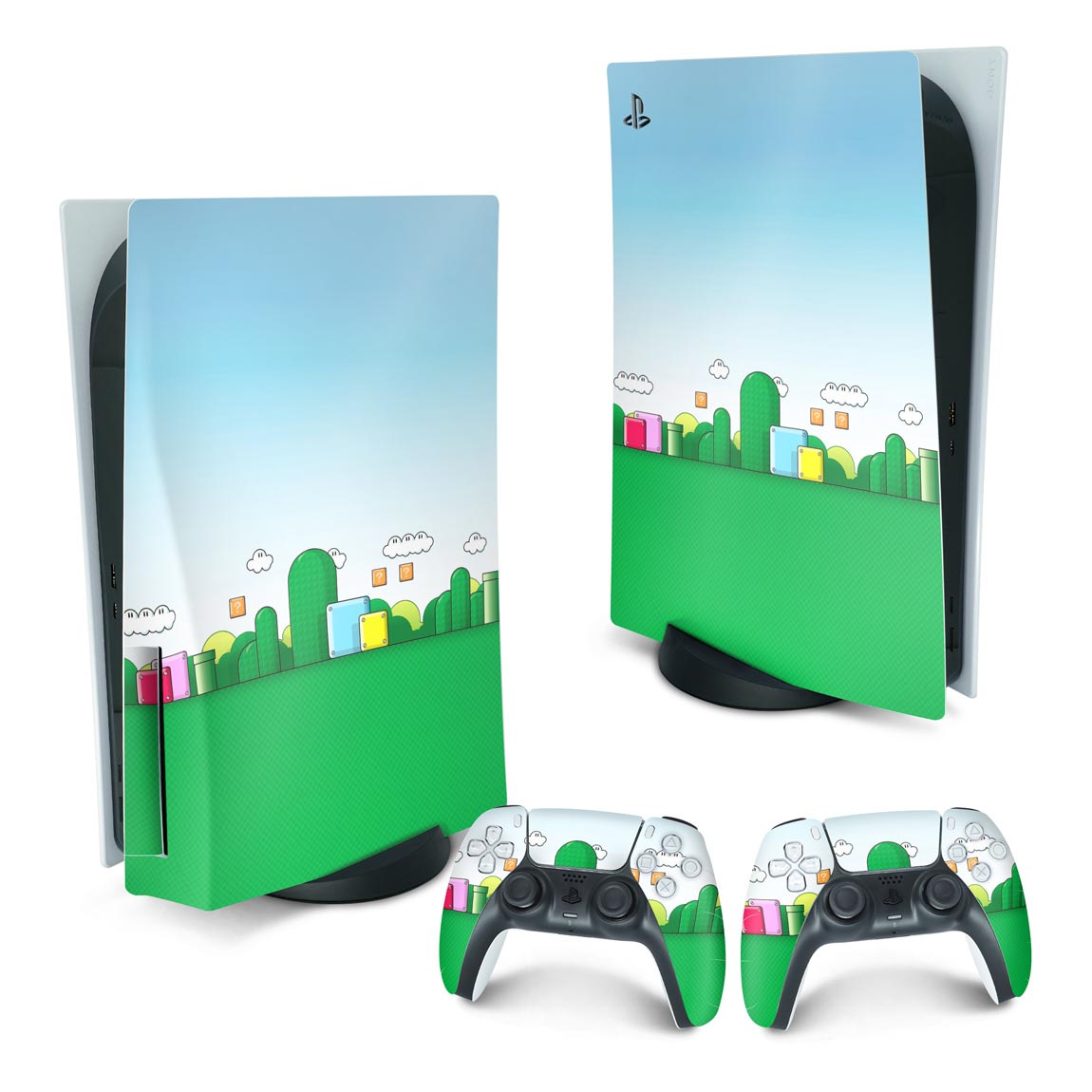 Skin Anti-Rage PS5 Fat Vertical - Super Mario Bros
