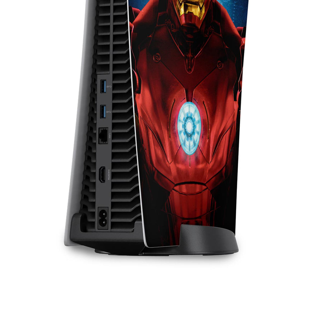 Skin Anti-Rage PS5 Fat Vertical - Iron Man Homem De Ferro - Pop Arte Skins - foto 4