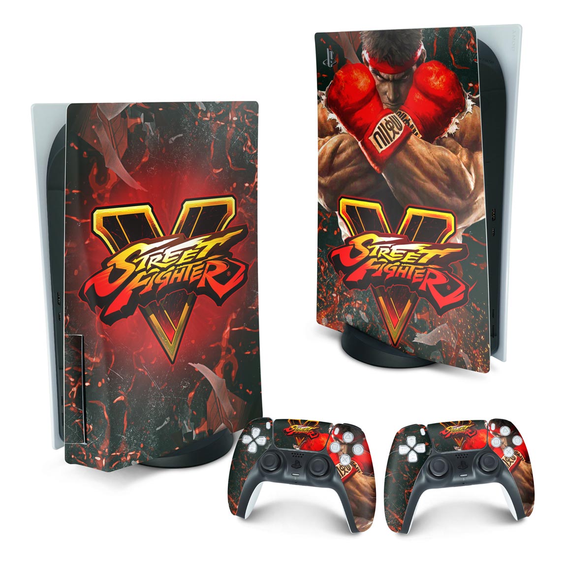 Skin Anti-Rage PS5 Fat Vertical - Street Fighter V