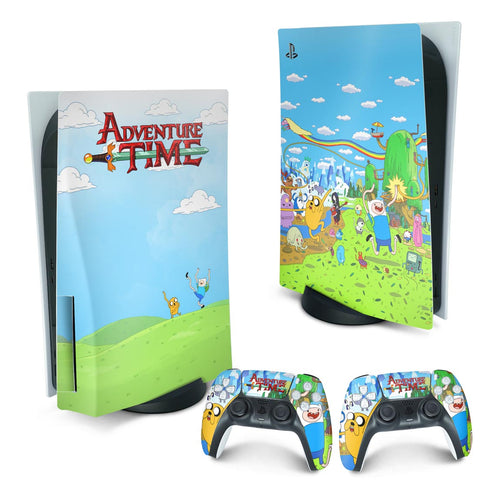 Skin Anti-Rage PS5 Fat Vertical - Hora de Aventura