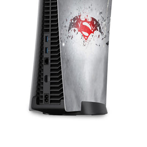 Skin Anti-Rage PS5 Fat Vertical - Batman Vs Superman Logo - Pop Arte Skins - foto 4