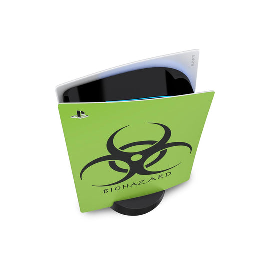 Skin Anti-Rage PS5 Fat Vertical - Biohazard Radioativo