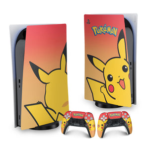Skin Anti-Rage PS5 Fat Vertical - Pokemon Pikachu - Pop Arte Skins - foto 9