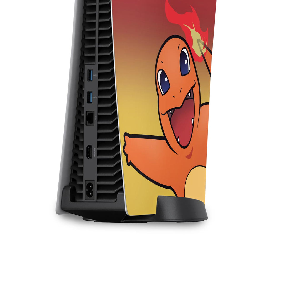Skin Anti-Rage PS5 Fat Vertical - Pokemon Charmander - Pop Arte Skins - foto 4