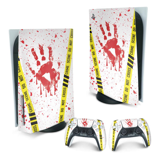 Skin Anti-Rage PS5 Fat Vertical - Cena De Crime Scene