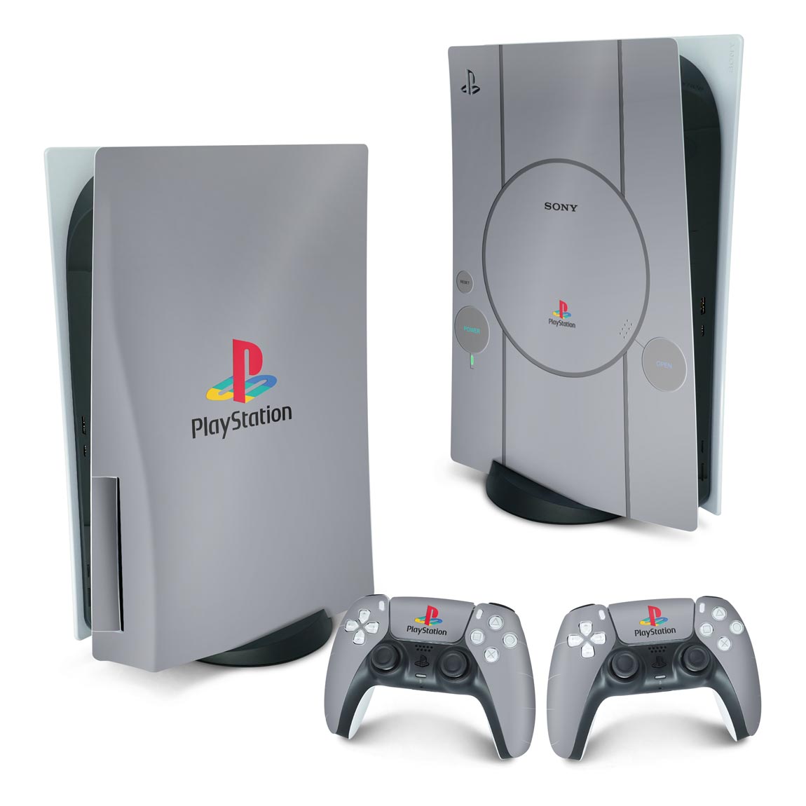 Skin Anti-Rage PS5 Fat Vertical - Sony Playstation 1