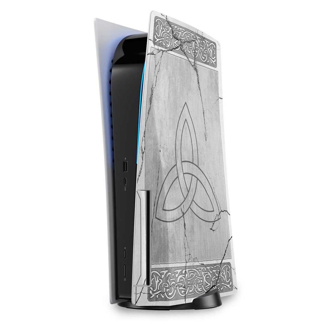 Skin Anti-Rage PS5 Fat Vertical - Mjolnir Thor Amor e Trovão - Pop Arte Skins - foto 5