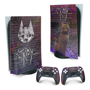 Skin Anti-Rage PS5 Fat Vertical - Stray - Pop Arte Skins