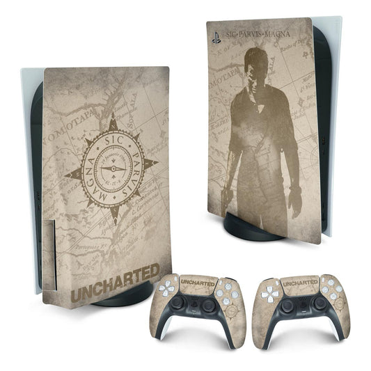 Skin Anti-Rage PS5 Fat Vertical - Uncharted
