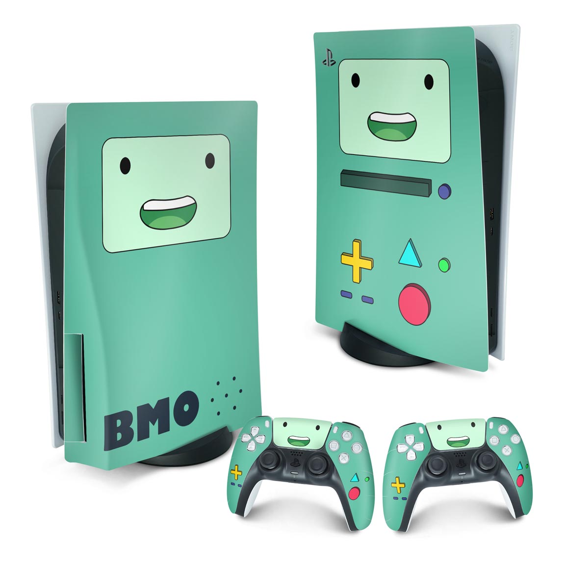Skin Anti-Rage PS5 Fat Vertical - BMO Hora de Aventura