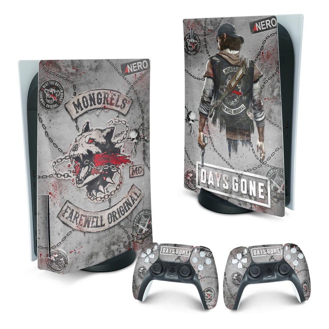 Skin Anti-Rage PS5 Fat Vertical - Days Gone - Pop Arte Skins