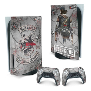 Skin Anti-Rage PS5 Fat Vertical - Days Gone - Pop Arte Skins