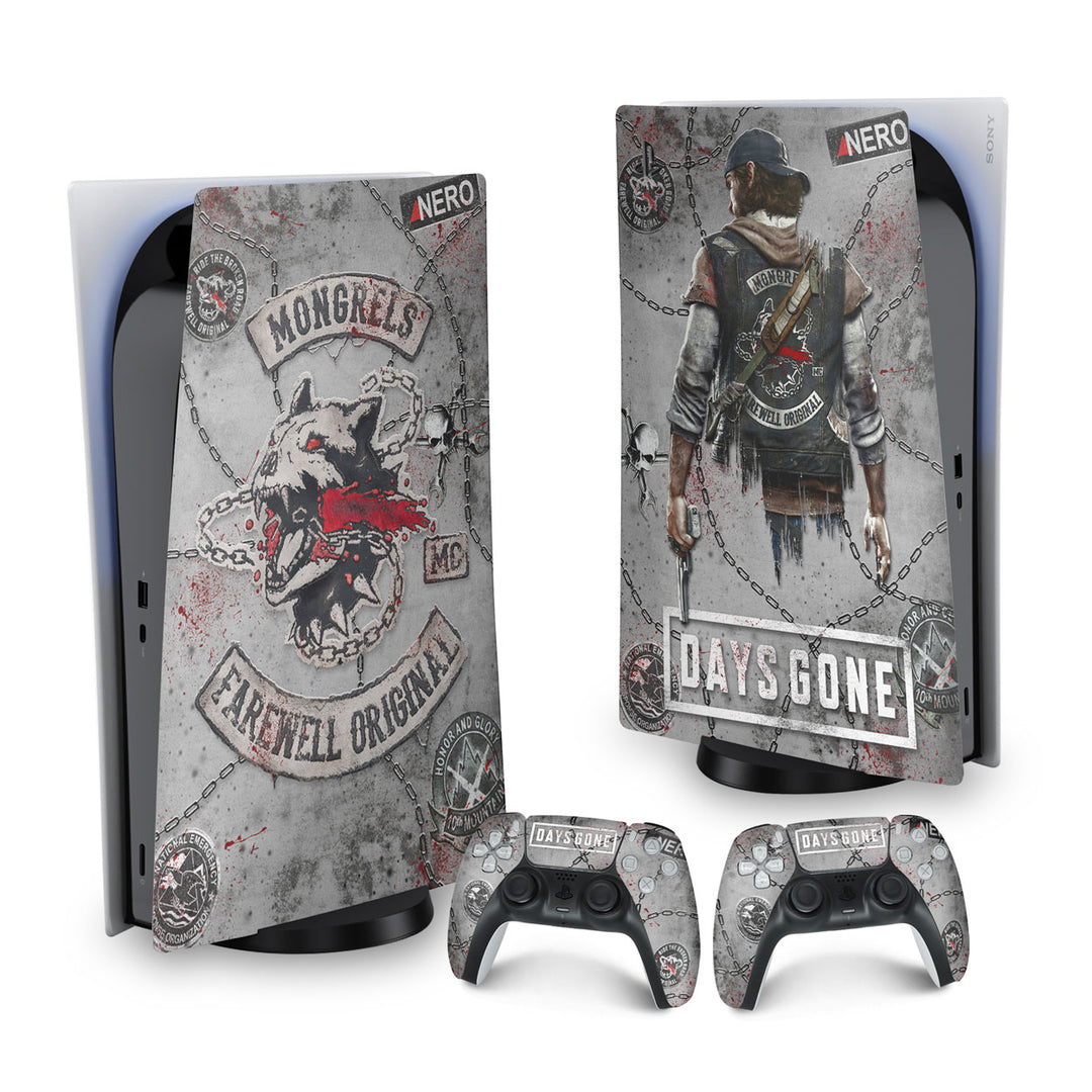 Skin Anti-Rage PS5 Fat Vertical - Days Gone - Pop Arte Skins - foto 9
