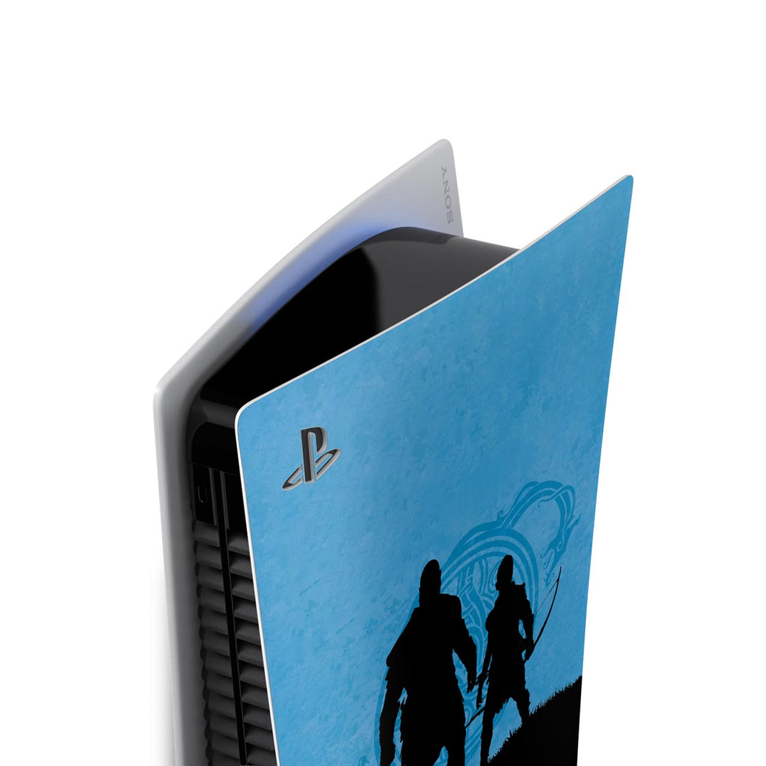 Skin Anti-Rage PS5 Fat Vertical - God of War Ragnarok Edition - Pop Arte Skins - foto 3