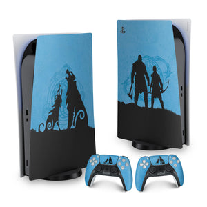 Skin Anti-Rage PS5 Fat Vertical - God of War Ragnarok Edition - Pop Arte Skins - foto 9
