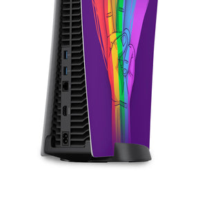 Skin Anti-Rage PS5 Fat Vertical - Rainbow Colors Colorido - Pop Arte Skins - foto 4