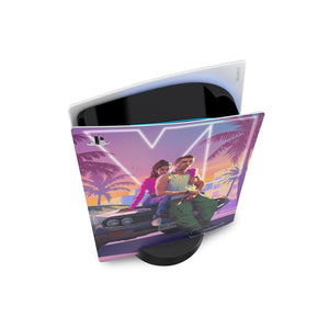Skin Anti-Rage PS5 Fat Vertical - GTA 6 VI - Pop Arte Skins - foto 2