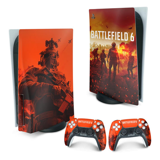 PS5 Fat Skin Anti-Rage Vertical - Battlefield 6